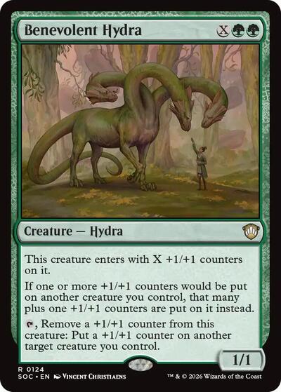 Benevolent Hydra (Commander: Secrets of Strixhaven) Light Play