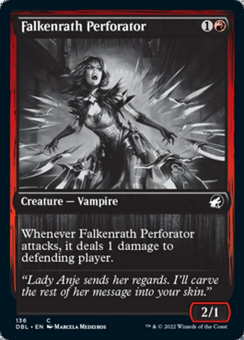 Falkenrath Perforator (Innistrad: Double Feature) Light Play