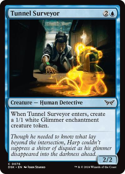 Tunnel Surveyor (Duskmourn: House of Horror) Light Play Foil