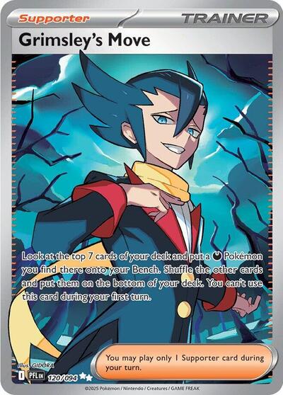 Grimsley's Move - 120 (ME02: Phantasmal Flames) Light Play Holofoil