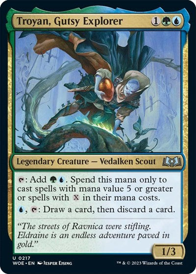 Troyan, Gutsy Explorer (Wilds of Eldraine) Light Play