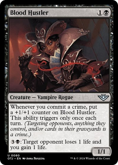 Blood Hustler (Outlaws of Thunder Junction) Light Play Foil