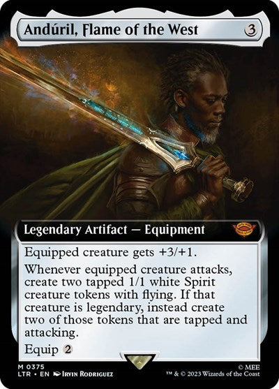 Anduril, Flame of the West (Extended Art) (Universes Beyond: The Lord of the Rings: Tales of Middle-earth) Light Play