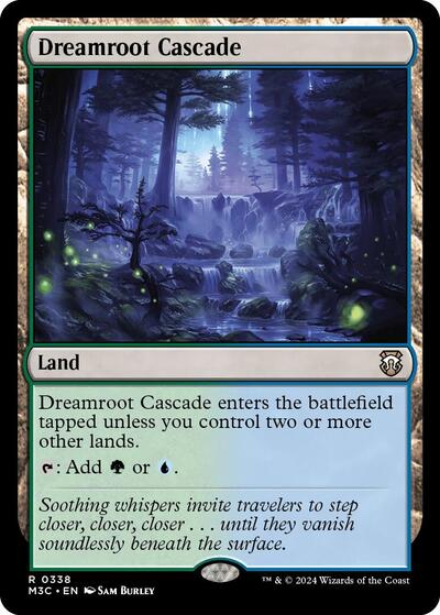 Dreamroot Cascade (Commander: Modern Horizons 3) Light Play