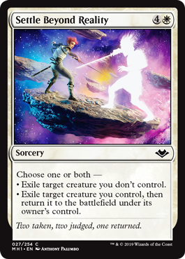 Settle Beyond Reality (Modern Horizons) Light Play