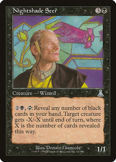 Nightshade Seer (Urza's Destiny) Light Play