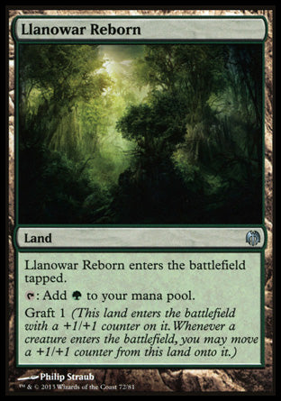 Llanowar Reborn (Duel Decks: Heroes vs Monsters) Light Play