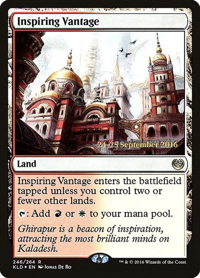 Inspiring Vantage (KLD) (Promos: Prerelease Cards) Light Play Foil