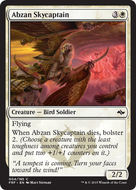 Abzan Skycaptain (Fate Reforged) Light Play Foil
