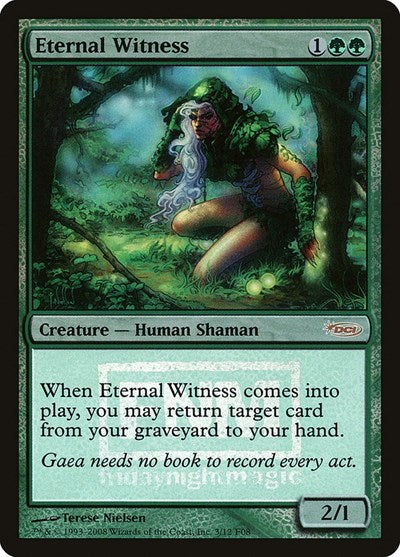 Eternal Witness (Promos: FNM) Medium Play Foil