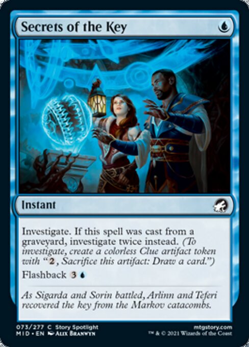Secrets of the Key (Innistrad: Midnight Hunt) Light Play
