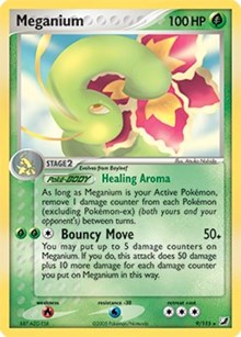 Meganium - 9/115 (EX Unseen Forces) (Deck Exclusives) Heavy Play