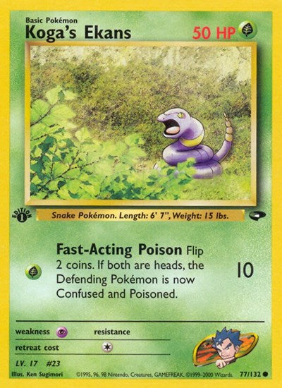 Koga's Ekans (Gym Challenge) Medium Play Unlimited