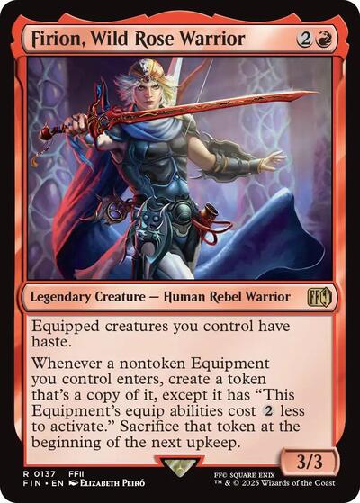 Firion, Wild Rose Warrior (Universes Beyond: FINAL FANTASY) Light Play Foil