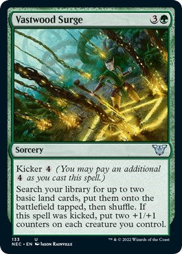 Vastwood Surge (Commander: Kamigawa: Neon Dynasty) Light Play