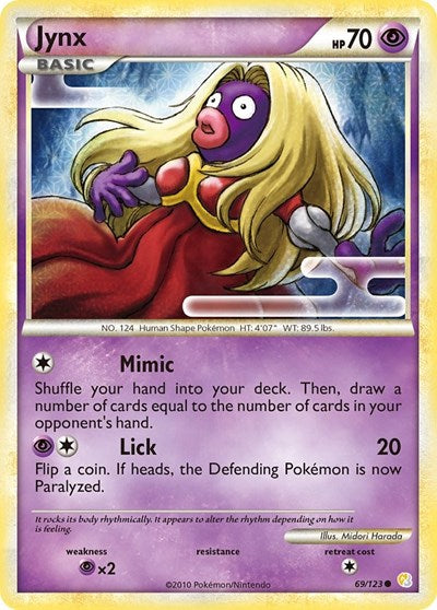 Jynx (HeartGold SoulSilver) Medium Play