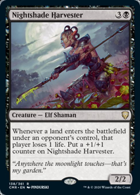 Nightshade Harvester (Commander Legends) Light Play