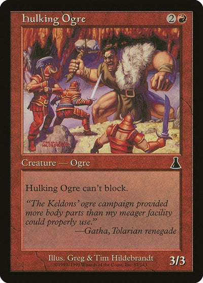 Hulking Ogre (Urza's Destiny) Light Play