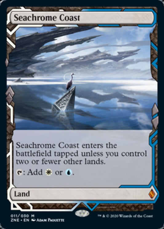 Seachrome Coast (Zendikar Rising Expeditions) Light Play Foil