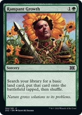 Rampant Growth (Double Masters 2022) Light Play Foil