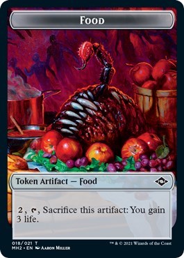 Food (018) Token (Modern Horizons 2) Light Play