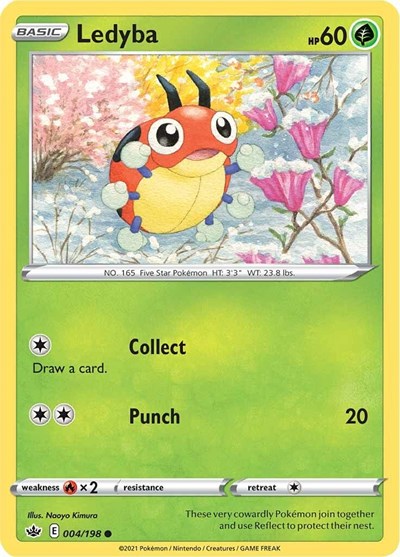 Ledyba (SWSH06: Chilling Reign) Medium Play