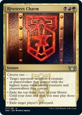 Riveteers Charm (Streets of New Capenna) Light Play