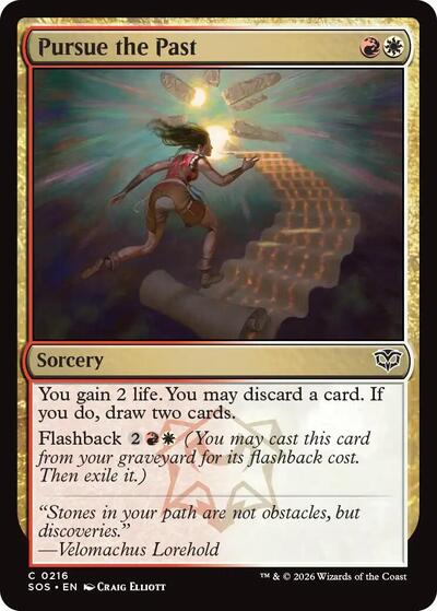 Pursue the Past (Secrets of Strixhaven) Light Play Foil