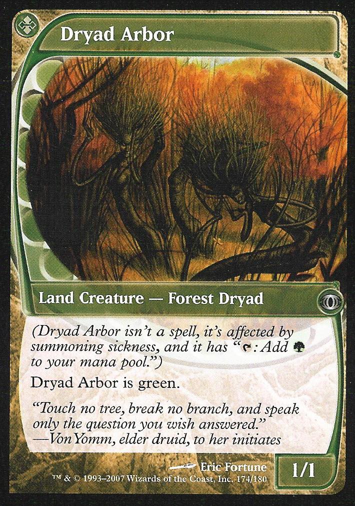 Dryad Arbor (Futuresight) Light Play