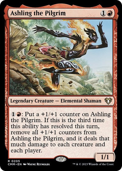 Ashling the Pilgrim (Commander Masters) Light Play