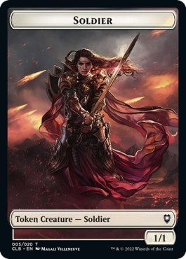 Soldier Token (Commander Legends: Battle for Baldur's Gate) Light Play