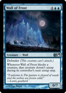 Wall of Frost (Magic 2010 Core Set) Light Play
