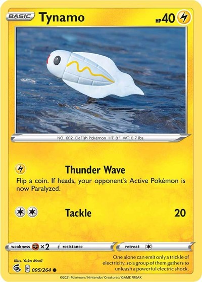Tynamo (SWSH08: Fusion Strike) Light Play Reverse Holofoil