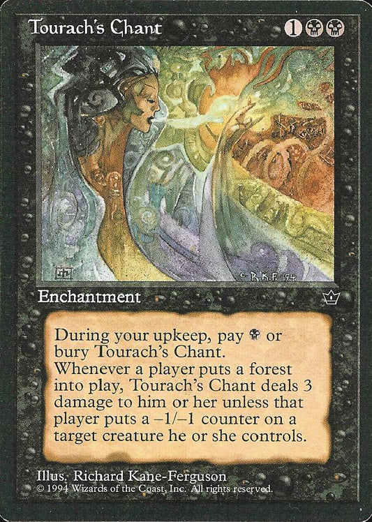 Tourach's Chant (Fallen Empires) Light Play