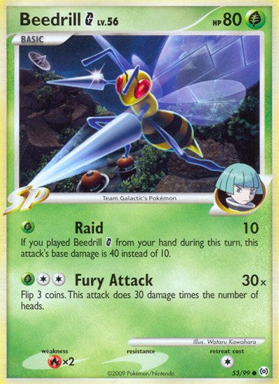 Beedrill G (Arceus) Heavy Play