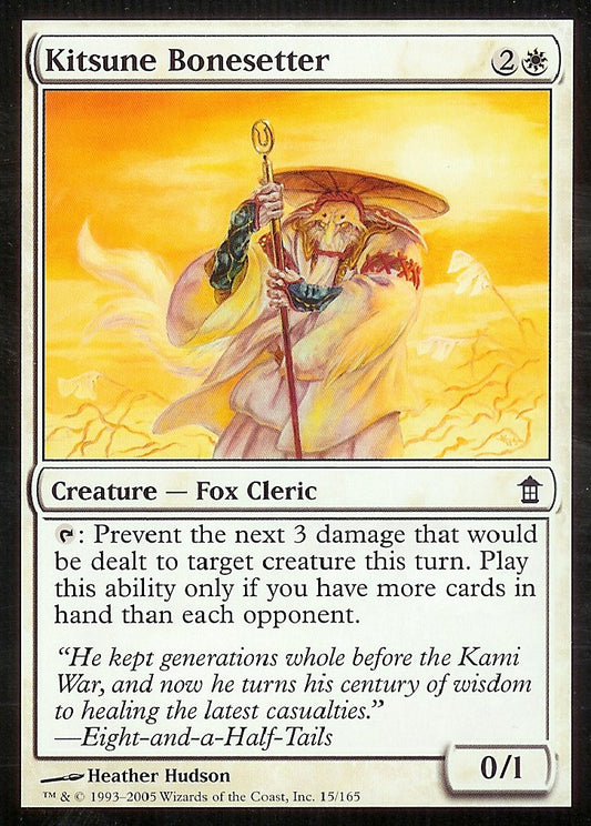 Kitsune Bonesetter (Saviors of Kamigawa) Light Play