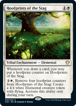 Hoofprints of the Stag (Commander 2020 Ikoria) Light Play