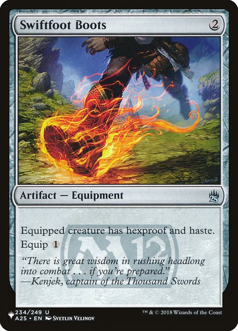 Swiftfoot Boots (A25) (The List) Light Play