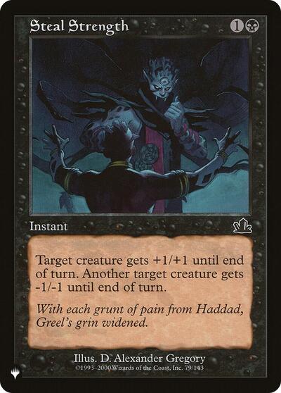 Steal Strength (The List) Light Play