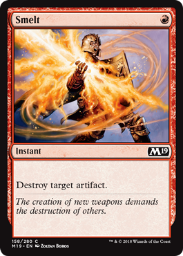 Smelt (Magic 2019 Core Set) Light Play