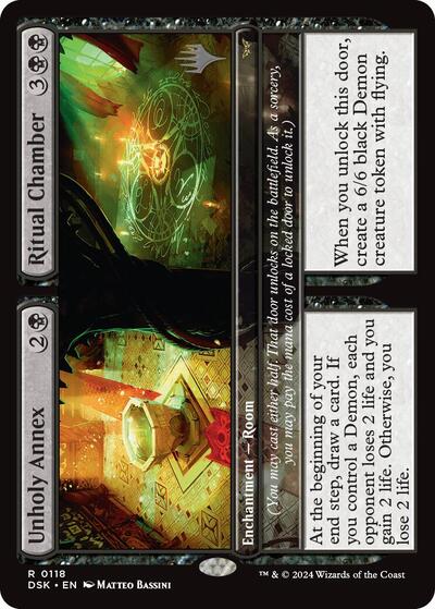 Unholy Annex / Ritual Chamber (Promo Pack: Duskmourn: House of Horror) Light Play
