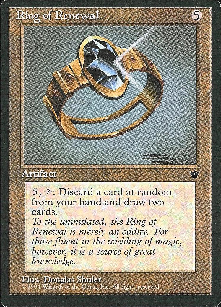 Ring of Renewal (Fallen Empires) Light Play