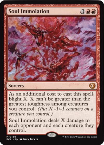 Soul Immolation (Lorwyn Eclipsed) Light Play Foil
