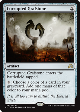 Corrupted Grafstone (Shadows Over Innistrad) Light Play