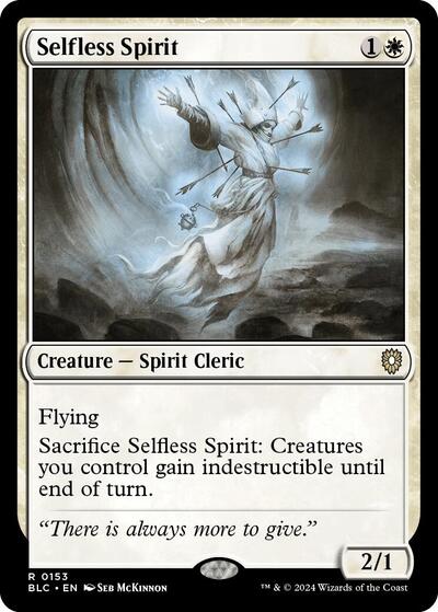 Selfless Spirit (Commander: Bloomburrow) Light Play