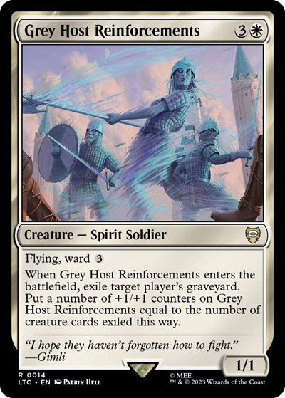 Grey Host Reinforcements (Commander: The Lord of the Rings: Tales of Middle-earth) Light Play