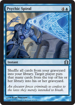 Psychic Spiral (Return to Ravnica) Medium Play