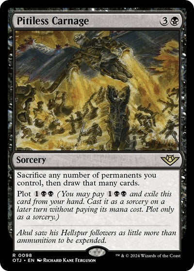 Pitiless Carnage (Outlaws of Thunder Junction) Light Play