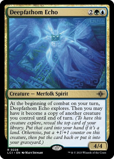 Deepfathom Echo (The Lost Caverns of Ixalan) Light Play