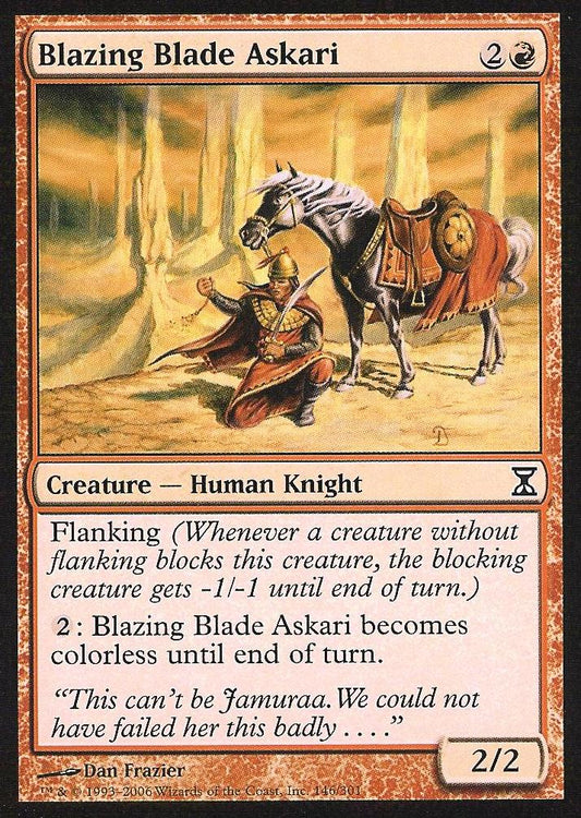Blazing Blade Askari (Time Spiral) Medium Play